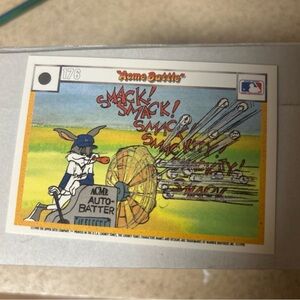 RARE Upper Deck Looney Tunes Warner Bros. Cartoon Baseball Card #176/167